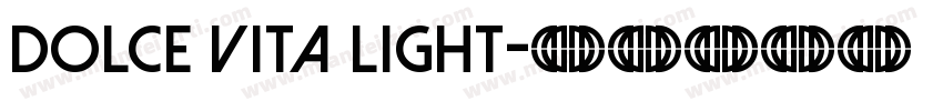 Dolce Vita Light字体转换